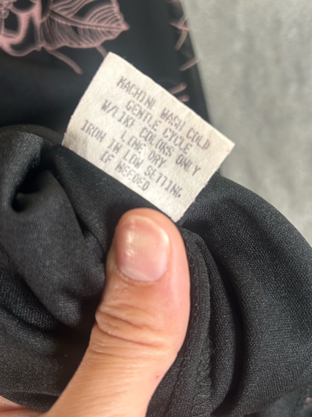 Vintage ruby rox Black & Pink Floral Halter Maxi Dress - Picture 4 of 10